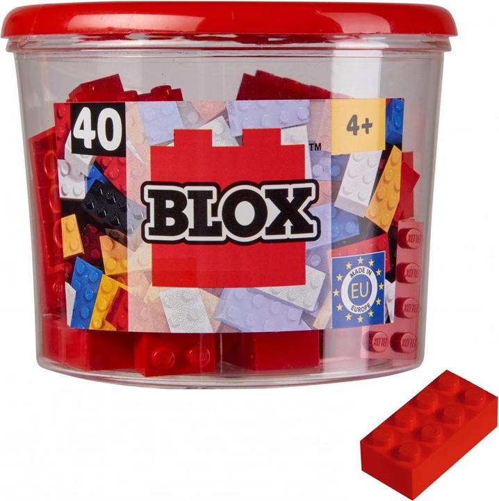 Image du produit Androni Blox 40 briques rouges de 8 dans une boîte