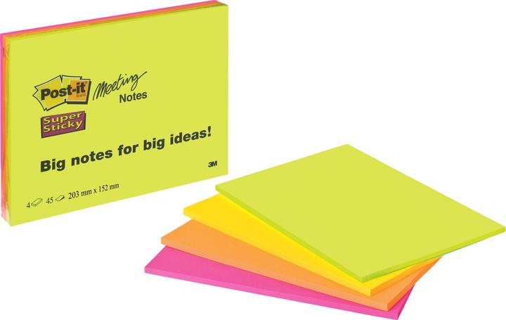 Productafbeelding Post-it Super kleverige grote notities (15 x 20 cm)