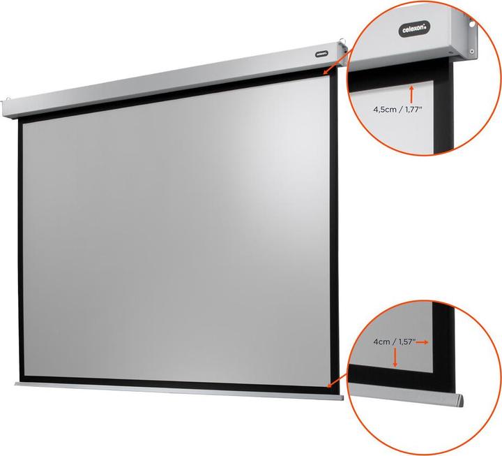 Actual product image Celexon Electric Professional Plus Data format - screen - ceiling mounting possible, suitable (59.06", 4:3)