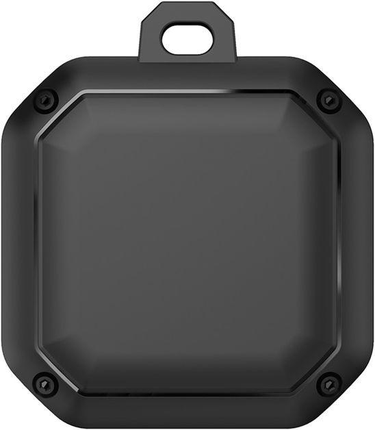 Actual product image MU Style Rugged TPU AirTag protective case with key ring
