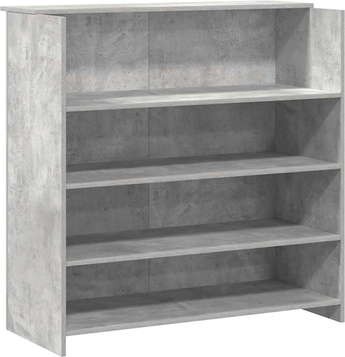 Image du produit VidaXL Comptoir d'accueil gris béton 180x50x103,5 cm bois composite Comptoir d'accueil