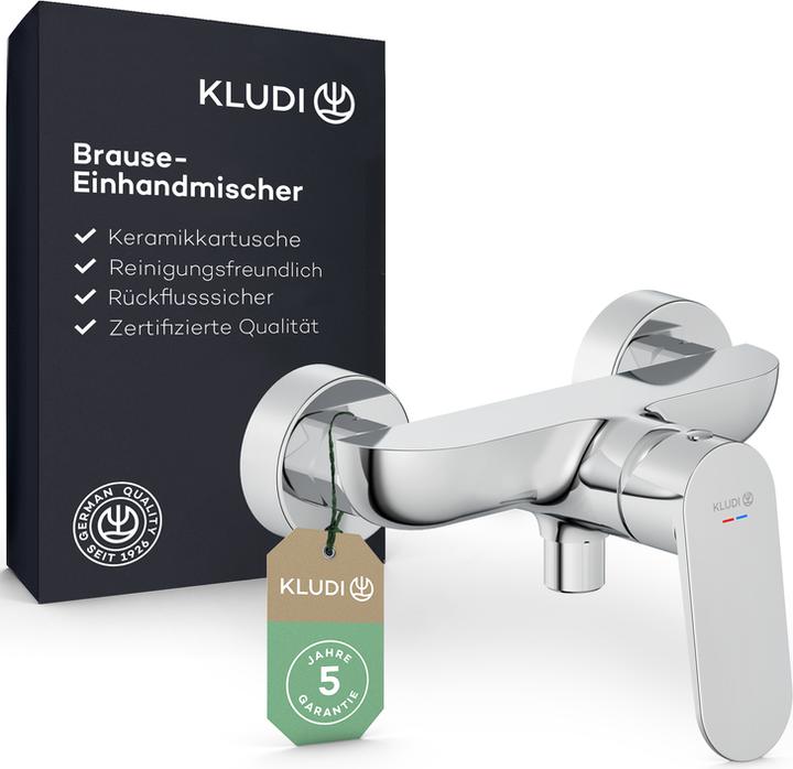 Kludi X1 Surface-mounted shower mixer, single lever shower mixer