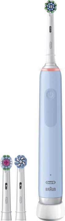 Actual product image Oral-B PRO Rechargeable Electric Toothbrush 3 3700 Blue, 3 brush heads, 1 toothbrush (Oscillating toothbrush)