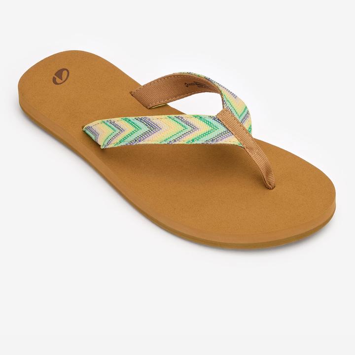 Olaian Zehensandalen 550 Damen Raffi braun (40)
