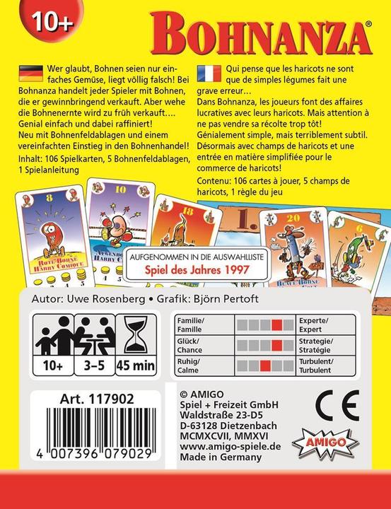 Produktbild Amigo Bohnanza: Ich glaub' es hackt (Deutsch, Französisch)