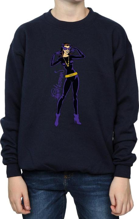 Catwoman Happy Pose Sweatshirt Jungen