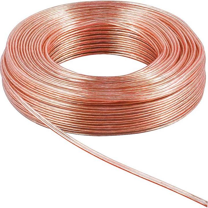 Immagine prodotto Goobay Cavo dell'altoparlante CU trasparente (10 m, 1.50 mm².)