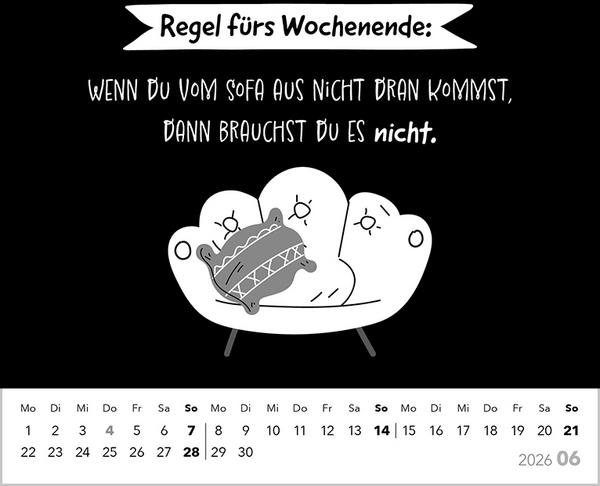 Produktbild Visual Words Black 2026 (Deutsch)
