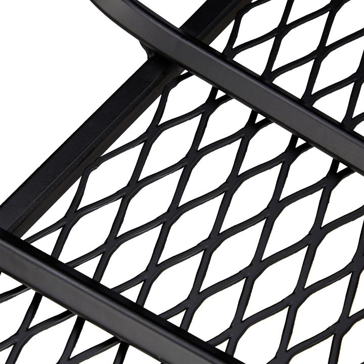 Actual product image Relaxdays Fireplace Grate With Feet (58 x 28 x 16 cm)