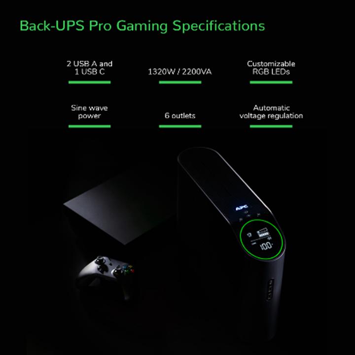 Produktbild APC Back-UPS Pro (2200 VA, 1320 W, Line-Interaktiv USV)