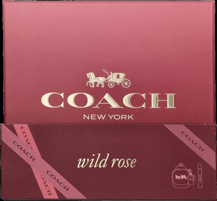 Actual product image Coach Wild Rose Gift Set Eau De Parfum 50ml Travel Spray 7.5ml (Eau de parfum, 57.50 ml)