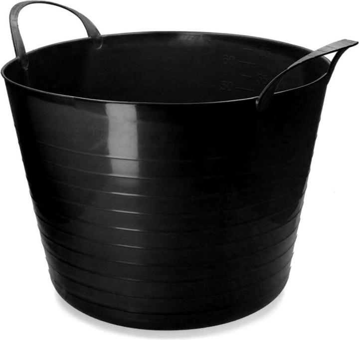 Actual product image Vplast Bucket V-Trug Flexi Black 65 l (1 x, 65 l)