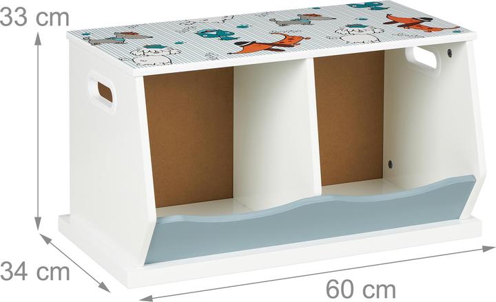 Image du produit Relaxdays Étagère pour enfants