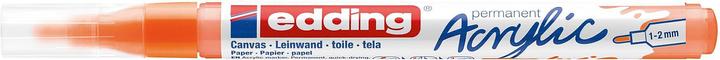 Immagine prodotto Edding Marcatore acrilico 5300 Fine, arancio neon (Arancione neon, 2 mm, 1 x)
