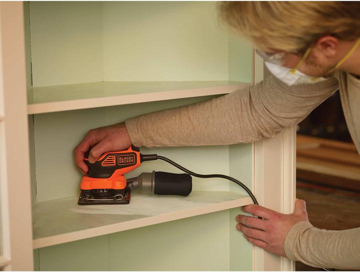 Produktbild Black & Decker & Decker KA450-QS Schwingschleifer 16000 RPM (Schwingschleifer, 220 W)