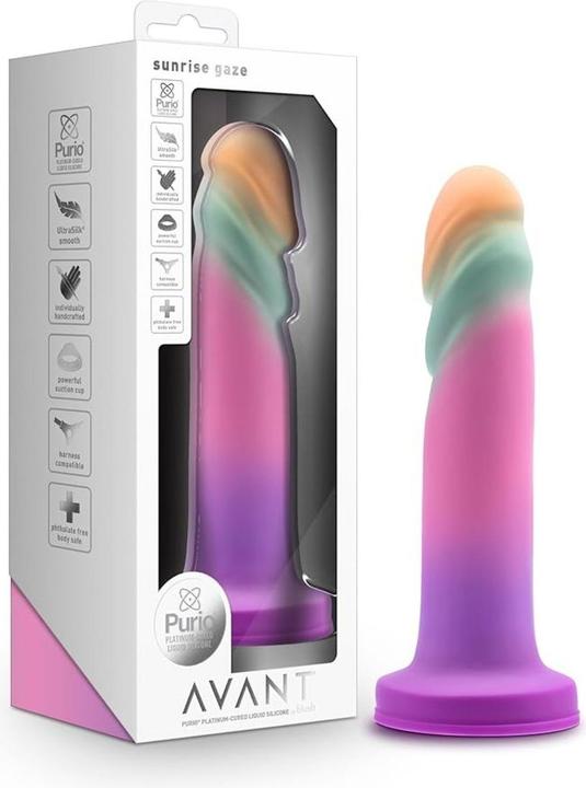 Productafbeelding Avant Blush Sunrise Gaze Artisan 7,5 Inch Dildo - Handgemaakt met Purio® Vloeibaar Silicone