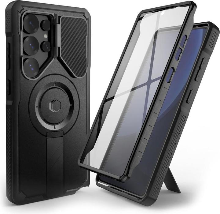Produktbild Tech-Protect Kevlar MagSafe+ Case for Samsung Galaxy S25 Ultra - Black (Samsung Galaxy S25 Ultra)