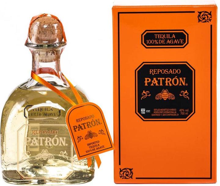 Actual product image Patrón Spirits Company Tequila Reposado with case (1 x 70 cl)