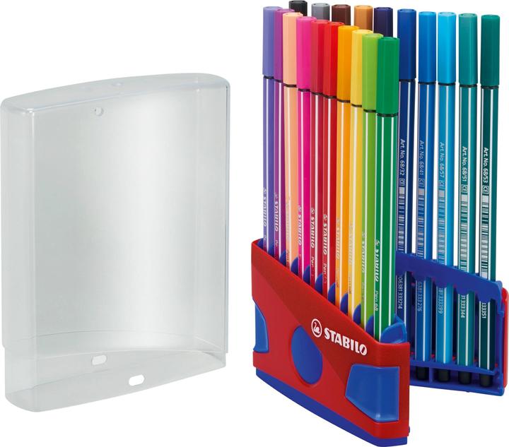 Produktbild STABILO Fasermaler Pen (farbsortiert, 20 x)