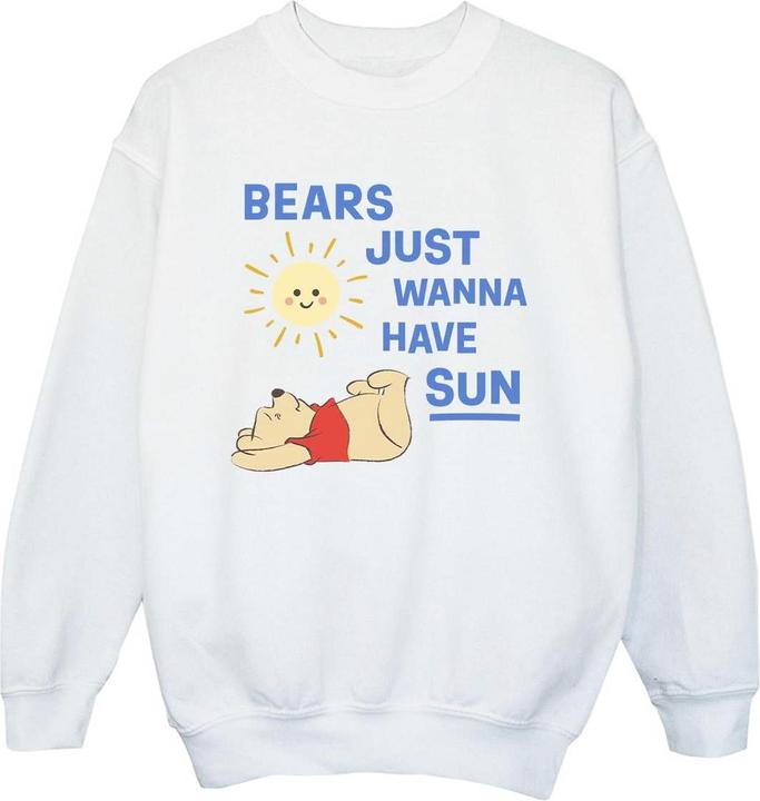 Disney Winnie The Pooh Bears Just Wanna Have Sun Sweatshirt Jungen