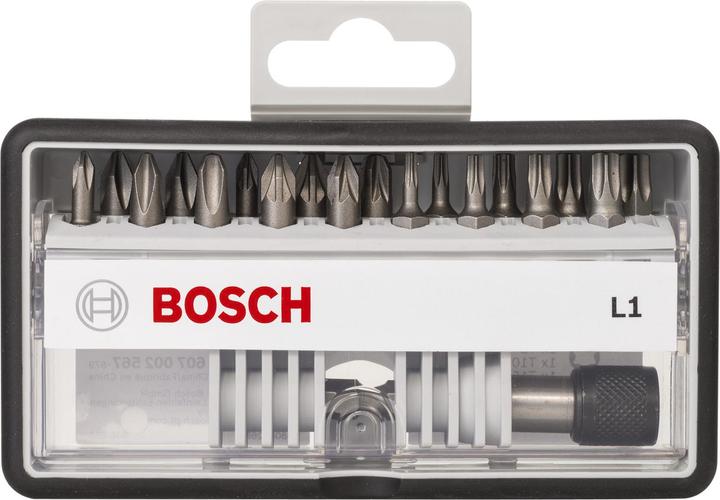 Immagine prodotto Bosch Professional Zubehör Bit-Set 19 pezzi Accessori R (Presa esagonale TX M20, Presa esagonale TX M27, Presa esagonale TX M30, Presa esagonale TX M10, Esagono cavo TX M15, Esagono incassato TX M25, Esagono incassato TX M40, Croce Phillips PH M1, Croce Phillips PH M2, Croce Pozidriv PZ M1, Croce Pozidriv PZ M2, Croce Phillips PH M3, Croce Pozidriv PZ M3)