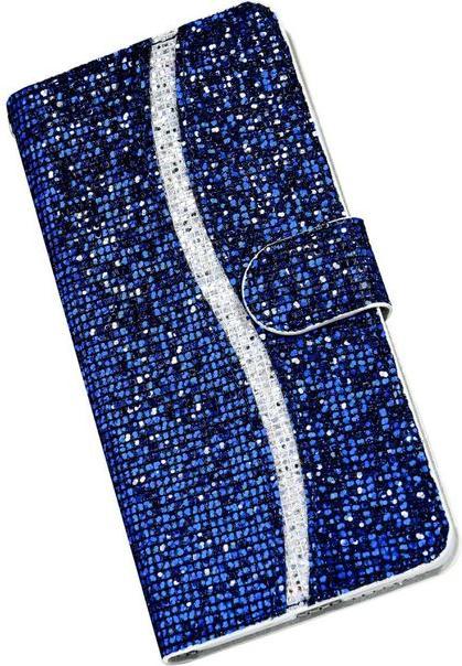 Immagine prodotto MU Style Copertina in pelle glitterata con strisce (Apple iPhone SE (terza generazione), Apple iPhone SE (seconda generazione), Apple iPhone 8, Apple iPhone 7)