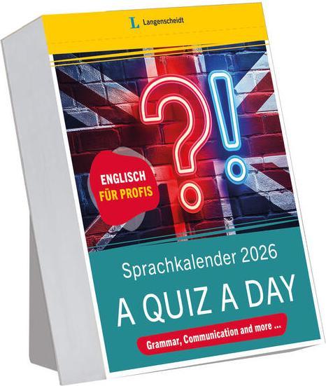 Actual product image Langenscheidt Sprachkalender Englisch A Quiz a Day 2026 (English, German)