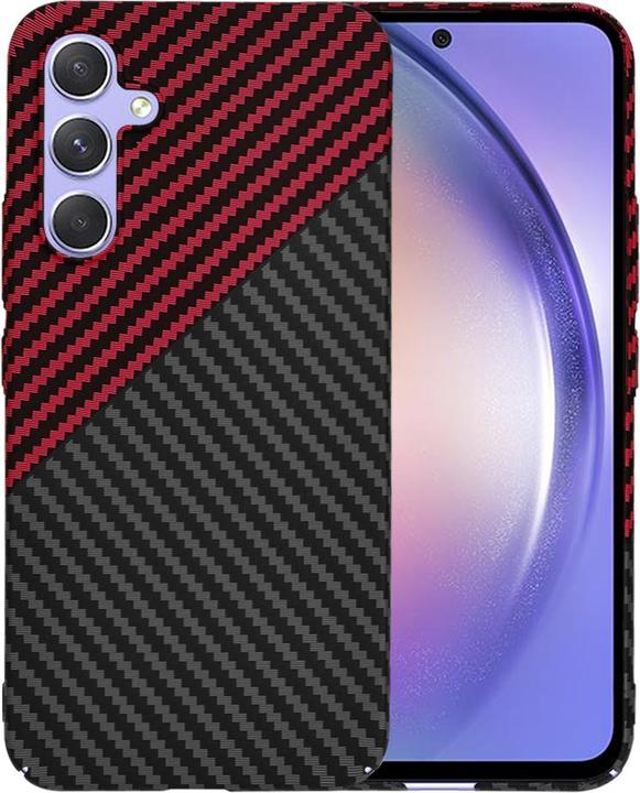 Produktbild Techsuit - Carbonite FiberShell - Samsung Galaxy A54 - Red Vortex (Samsung Galaxy F54)