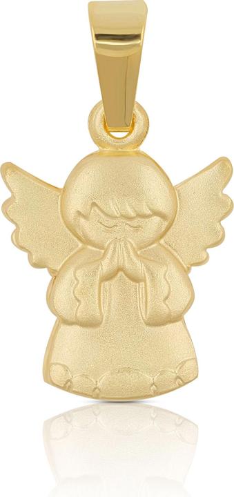 Muau Angel pendant yellow gold 750, 20x12mm (750/18K Gelbgold)