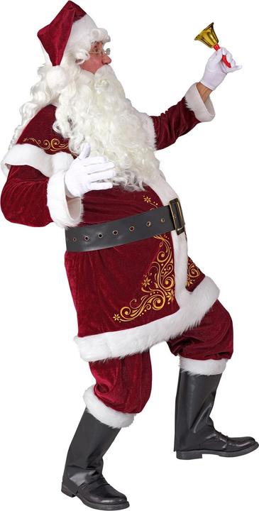 Actual product image Widmann Father Christmas costume coat with cape, trousers, belt, boot covers (XXL, 3XL)