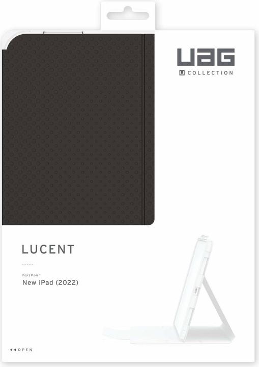 Produktbild UAG Urban Armor Gear (U) Lucent Case Apple iPad 10,9" (2022) schwarz (iPad 10.9 (2022))