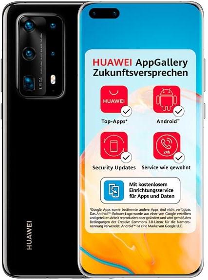 Actual product image Huawei P40 Pro+ (5G) (512 GB, Black Ceramic, 6.58", Hybrid Dual SIM, 50 Mpx, 5G)