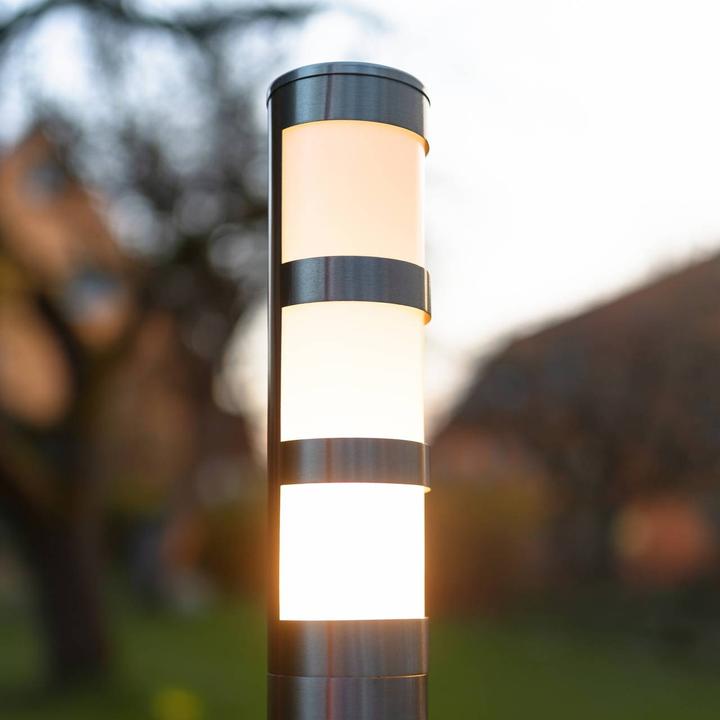 Productafbeelding Grafner Roestvast stalen wandlamp met bewegingsmelder (E27, IP44)