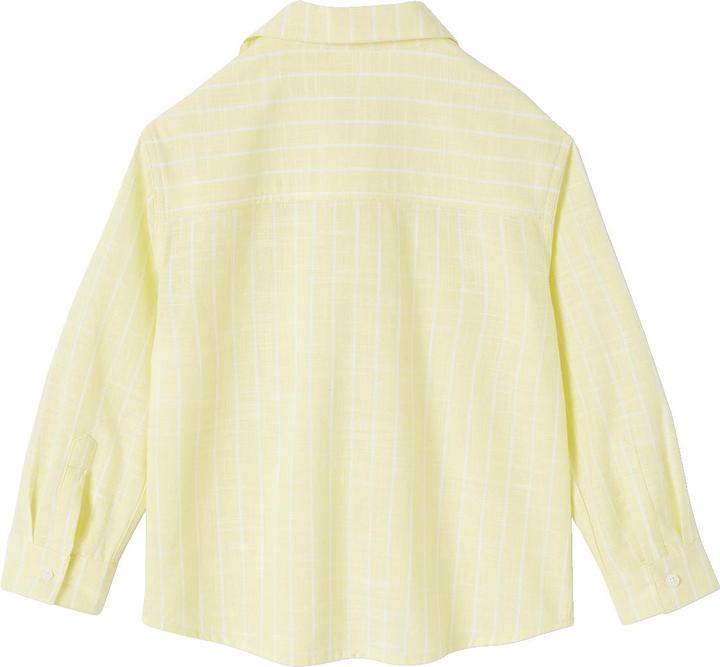 Vertbaudet Jungen Hemd mit Streifen, Leinenlook (86)