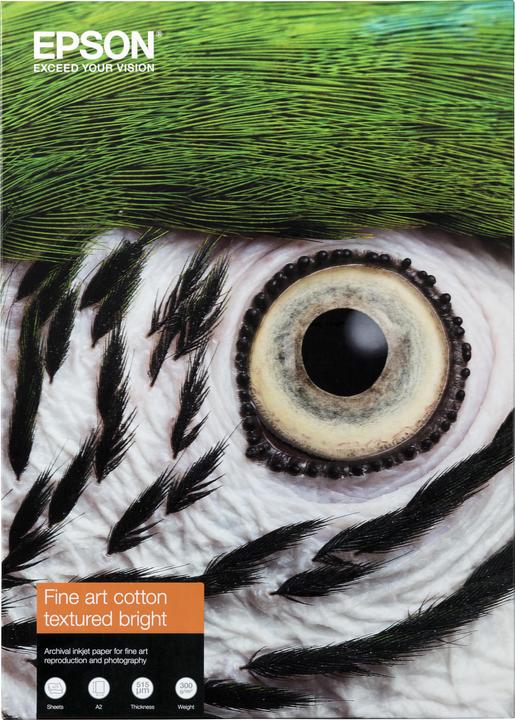 Actual product image Epson Fine Art Cotton Textured Bright + 25 Sheets (300 g/m², A3+)
