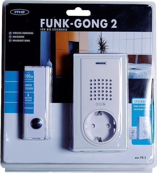 Produktbild Modern-Electronics FG-2.2 Funkklingel Komplett-Set mit Namensschild (Funk)