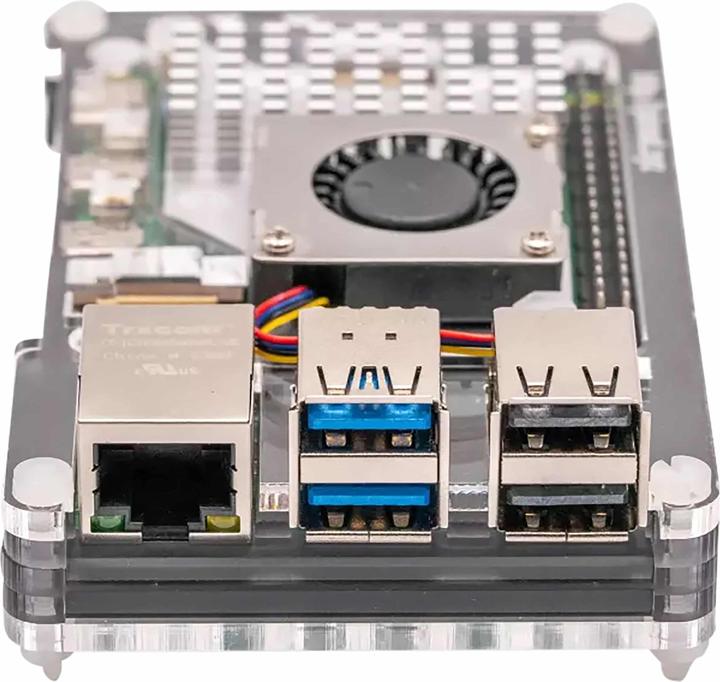 Produktbild Raspberry Pi Pibow case for 5 (fan not included) - Gray