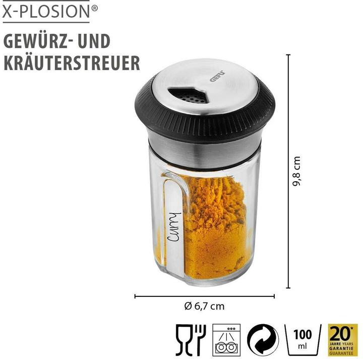 Actual product image GEFU 34622 Spice and Herb Shaker X-PLOSION® (Various spices)