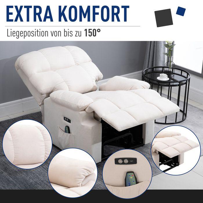 Image du produit Swisshandel24 Massagesessel mit Aufstehhilfe, Wärme, verstellbar, USB