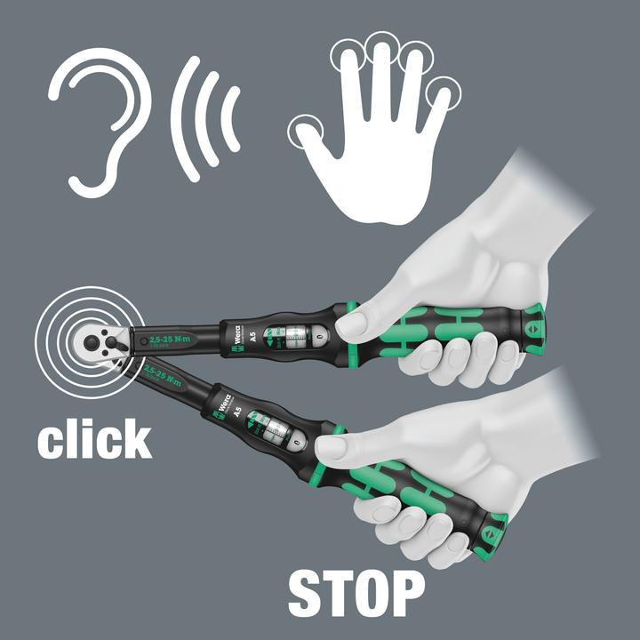 Immagine prodotto Wera Click-Torque C 1 (1/2", 10 Nm, 50 Nm)
