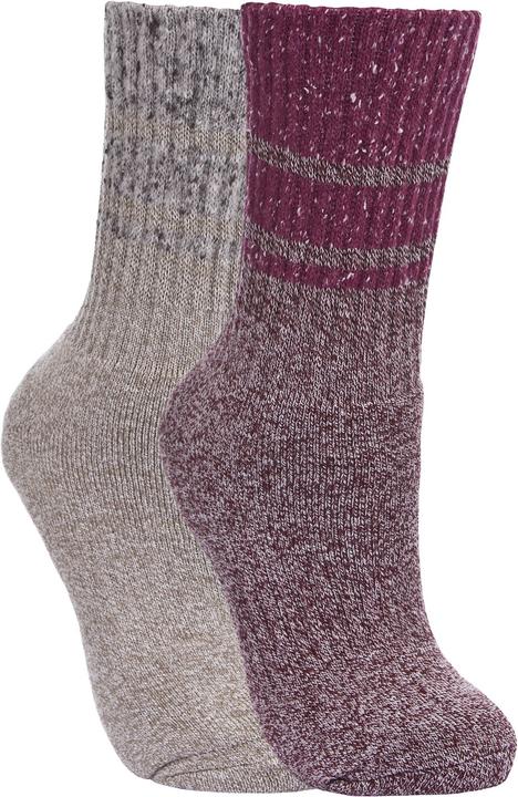 Actual product image Trespass Hadley socks hiking socks 2 pairs (pack of 2, 36 - 39)