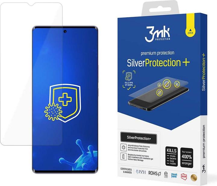 Image du produit 3MK Silver Protect+ Infinix Zero Ultra 5G, Folia Antymikrobowa montowana na mokro (1 pièce(s), Infinix Zero Ultra)