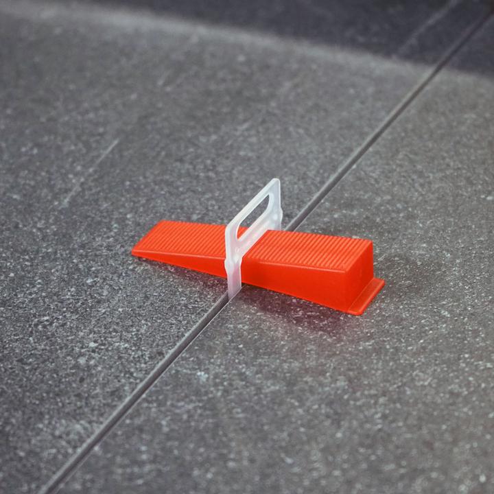 Produktbild XPOtool Fliesen Nivelliersystem Set 100 Fliesenkeile Nivellierzange Verlegehilfe