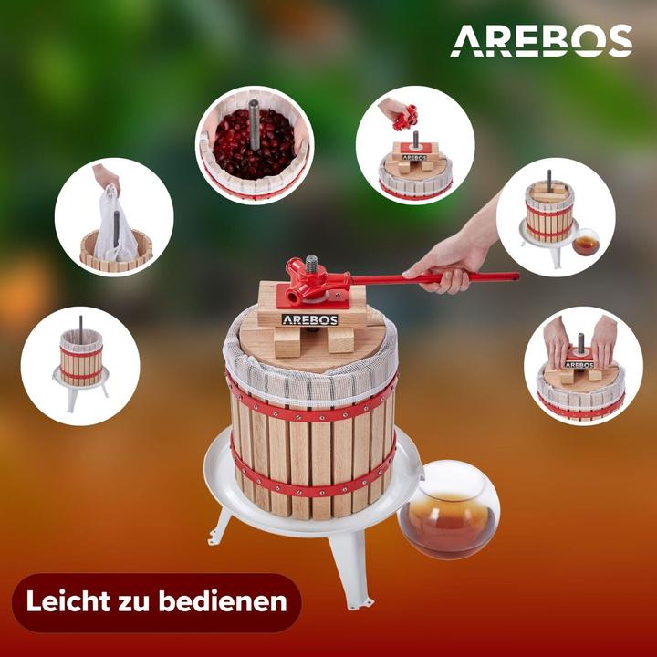 Image du produit Arebos Presse à fruits (Fiche CH)