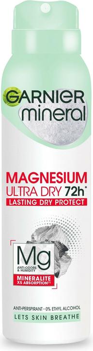 Garnier Ultra Dry 72H Magnesium Women Deo Spray 150Ml (Spray, 150 ml)