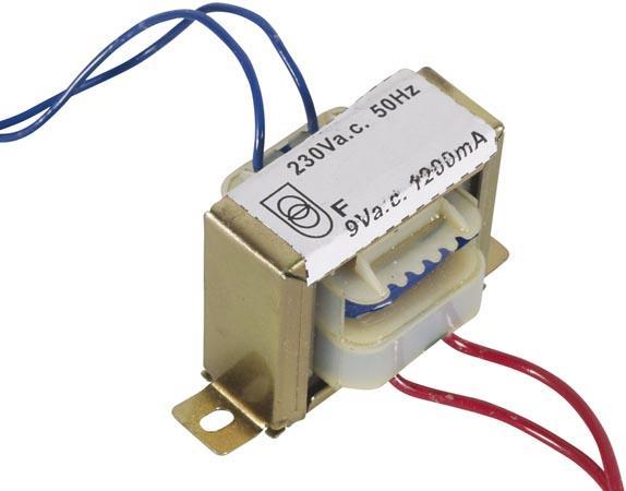 Actual product image Velleman Open-Frame Transformer 10.8va 1 x 9v 1200ma