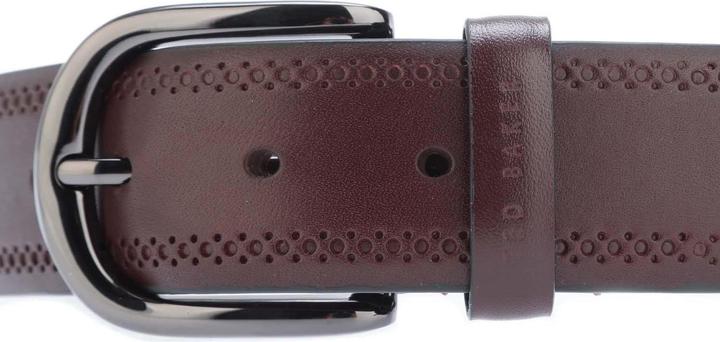 Actual product image Ted Baker Picolt Brogue Detailing Bovine Leather Belt