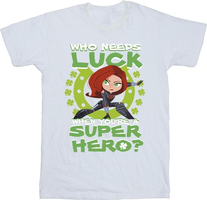 St Patrick's Day Black Widow Luck TShirt (4XL)
