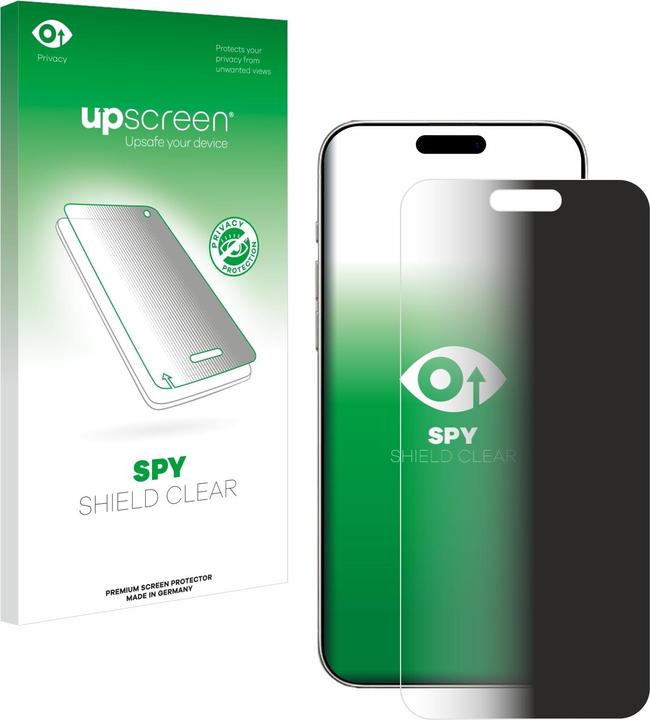Produktbild upscreen Sichtschutzfolie Anti-Spy Privacy Folie Blaulicht-Schutz (1 Stück, Apple iPhone 16 Plus)