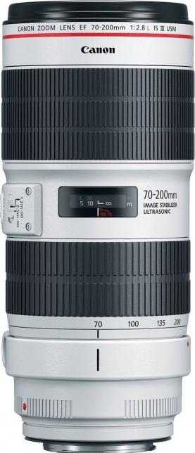 Actual product image Canon EF 70-200mm f/2.8L IS III USM (Canon EF, APS-C / DX, full size)